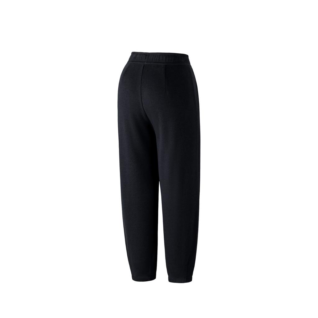 Anta Travel Comprehensive Training Series Long Pants 2025 Winter Knitted Sports Pants Women Pants Basic-Black 962547306-1