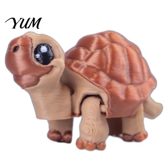 Micro Landscape Decorations 3D Printed Articulated Animal Figurine, Flexible Cartoon Ornament for Desk Decoration & Small Decorative Toys Stress