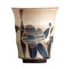 Hand-Painted Lily Bamboo Teacups Blue and White Flint Ceramic Master Cups Household Drinking Cup Chinese Kung Fu Tea Set Bowls