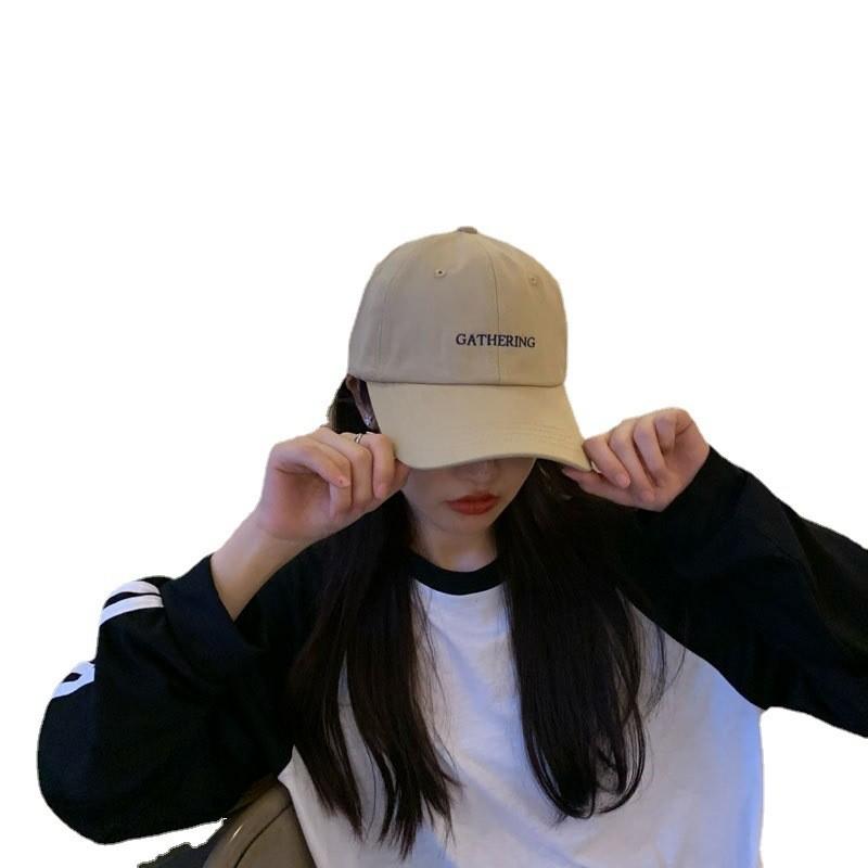 Унисекс Регулируемая бейсболка из дышащей ткани с модной вышивкой букв