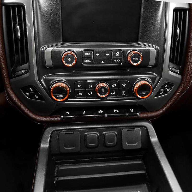 14-18 Chevy Silverado A/C Audio Knob Ring - Interior Modification