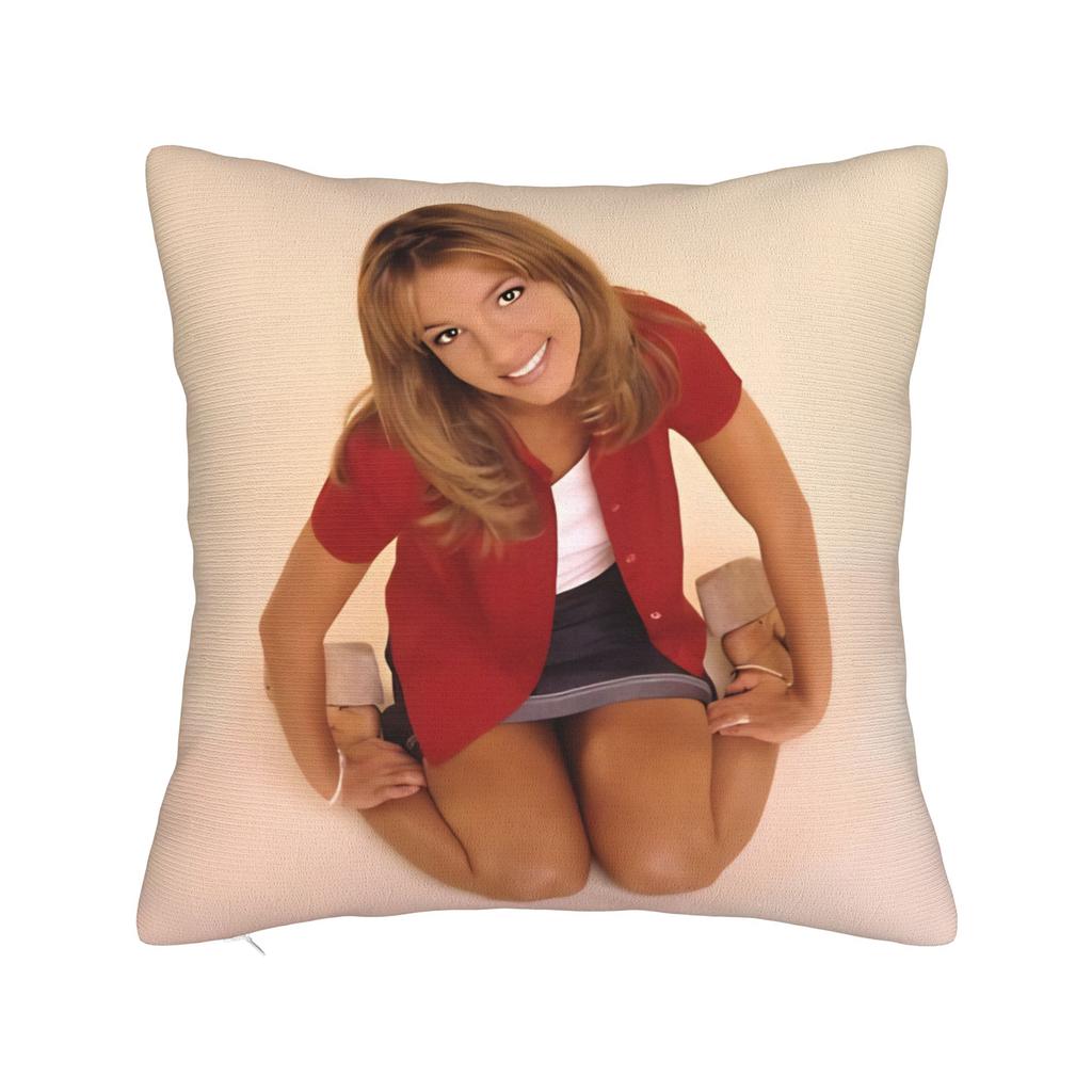 Singer BBritneys Spears Pillow Case Square Pillow Cover Novelty Pillowcases For Couch Sofa Bedroom