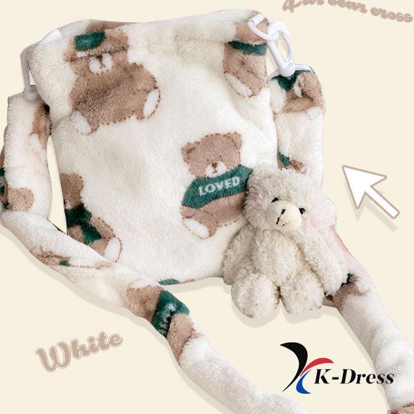 Меховая сумка через плечо Teddy Bear (1 цвет)