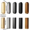Zinc Zinc Zinc Alloy Folding Wall Hook Rustproof Matte Black Towel Hanger Multifunctional Clothes Hooks  Home