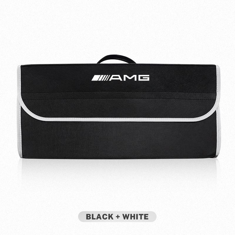 Felt Cloth Car Trunk Storage Box Travel Tidying Bag Tools Case For Mercedes Benz AMG GLC W203 W206 W220 W205 W211 W212 W201 W210