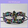 Pvc Sequin Mini Mask With Handcraft Elements For Festive And Gift Use