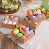 1 Set Easter Egg Painting Kit Creative Cartoon Easter Egg Coloring Craft Kits DIY Craft Set for Kids