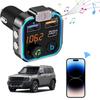 Bluetooth-совместимый 5.0 FM-трансмиттер Type-C PD 30 Вт QC3.0 быстрая зарядка MP3-плеер ресивер громкая связь для автомобиля