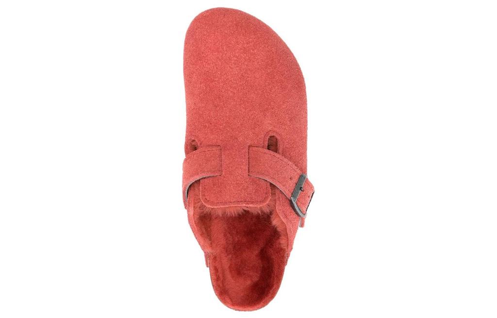 Birkenstock Бостонская замша с овчиной узкого кроя 'Sienna Red' Женская 1025669