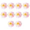 10 Pcs Artificial Flowers Decorative Flowers 3D Flower Heads False Flowers Small Flowers for DIY Crafts Scrapbooking