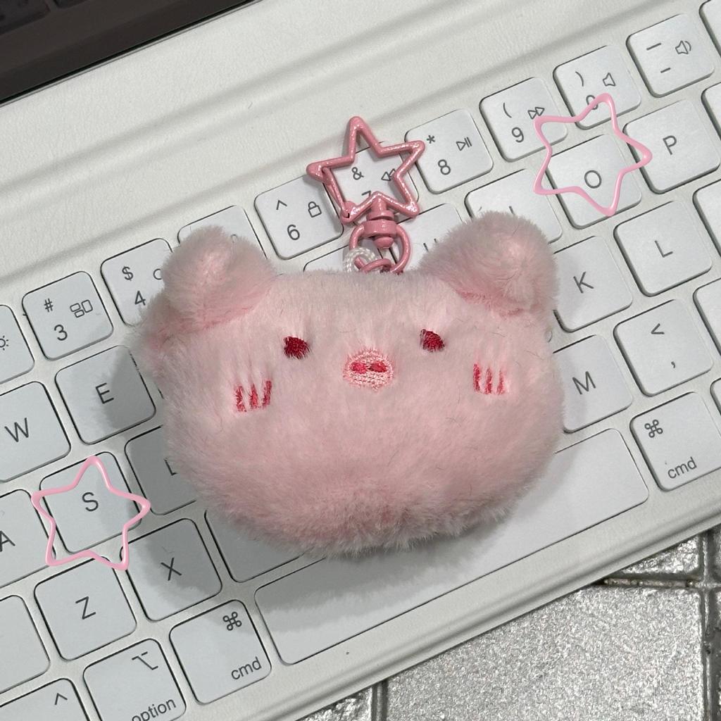 Милый звук животного сжимаемый мини плюшевый брелок кукла