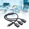 Эффективный Type C на 3 Type C Female Адаптер для Быстрой Зарядки 5V3A с Поддержкой Подключения 3 Устройств