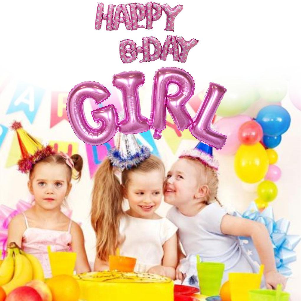 Слова Воздушный шар Вечеринка Алфавит Украшения Воздушный шар Мальчик Девочка Буква Номер Сценарий Воздушный шар