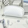 Polka Dot Pen Bag Shell Shape Pencil Pouch Multi Function Stationery Bag  School Office