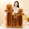 Capybara Long Body Pillow - Plush Toy and Sleeping Leg Cushion