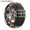 Thickened Stainless Steel Snow Chain Driving Safety Auto Anti-Skid Chain  for Tire Width 165-285mm