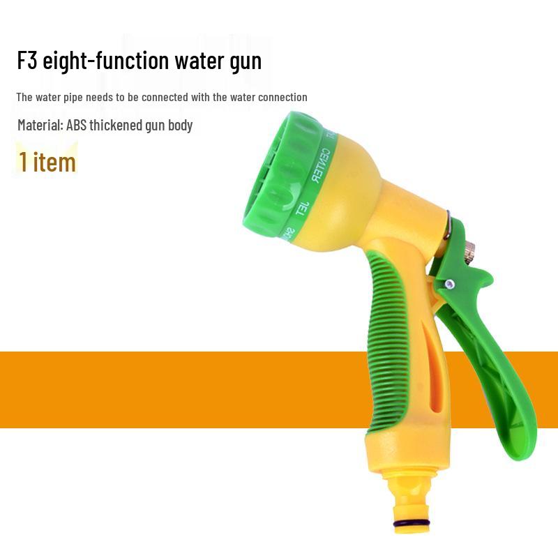 Полностью медный высоконапорный пистолет-распылитель для автомойки и насадка-щетка