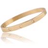 Simple Fashion Titanium Steel Three-Color Rose Gold Stainless Steel Bracelet 304 Titanium Steel Love Bracelet