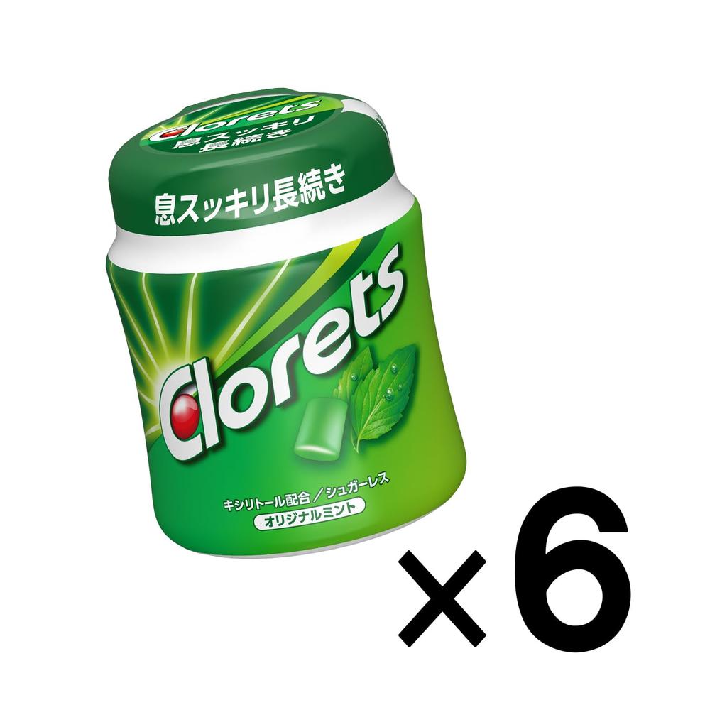 Clorets Extra Original Mint Bottle 140g 6 Packs