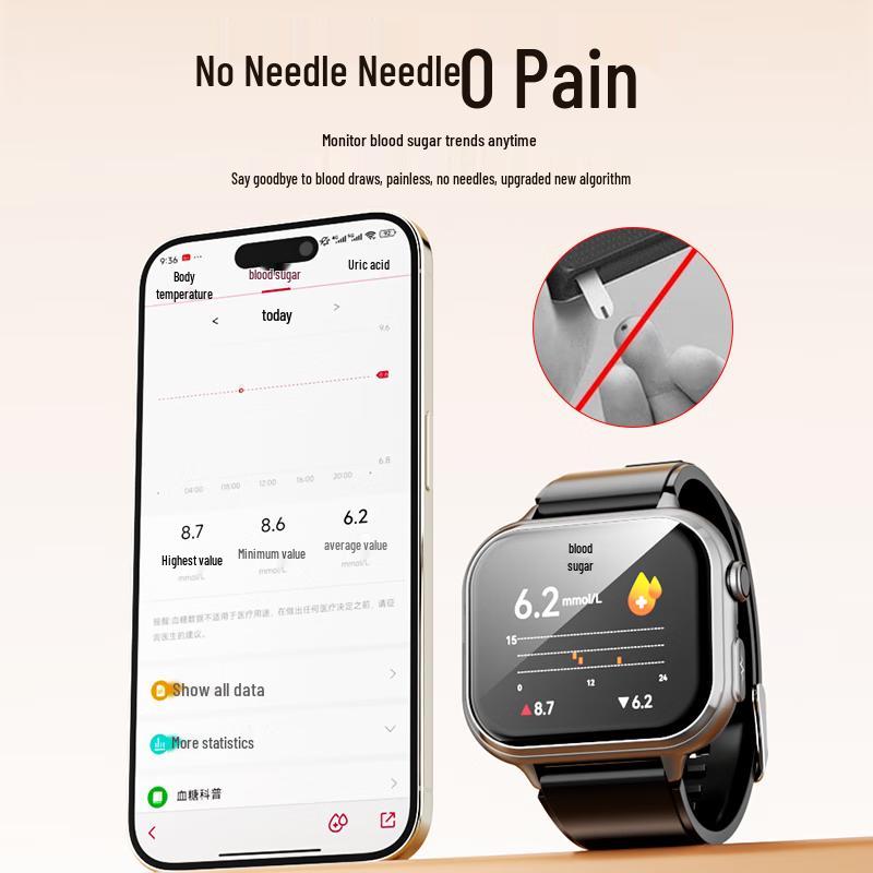 Безболезненные многофункциональные умные часы для здоровья (Китайская версия)