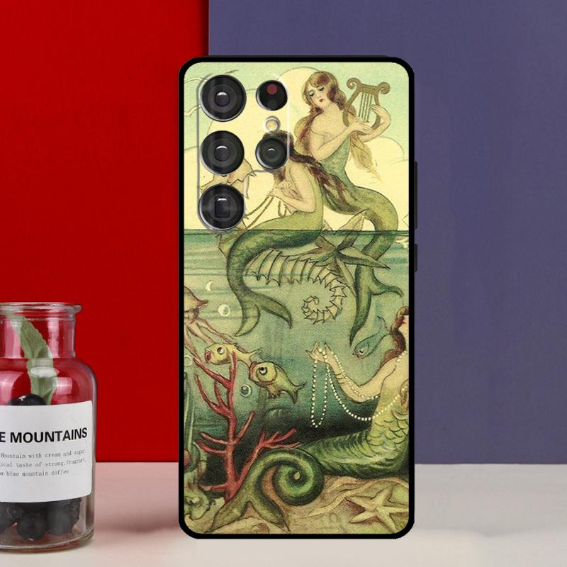 Чехол-фунда с узором из морских звезд и морских коньков для Samsung Galaxy S25 Ultra S9 S10 S20 S21 S22 Plus S23 Ultra S24 FE
