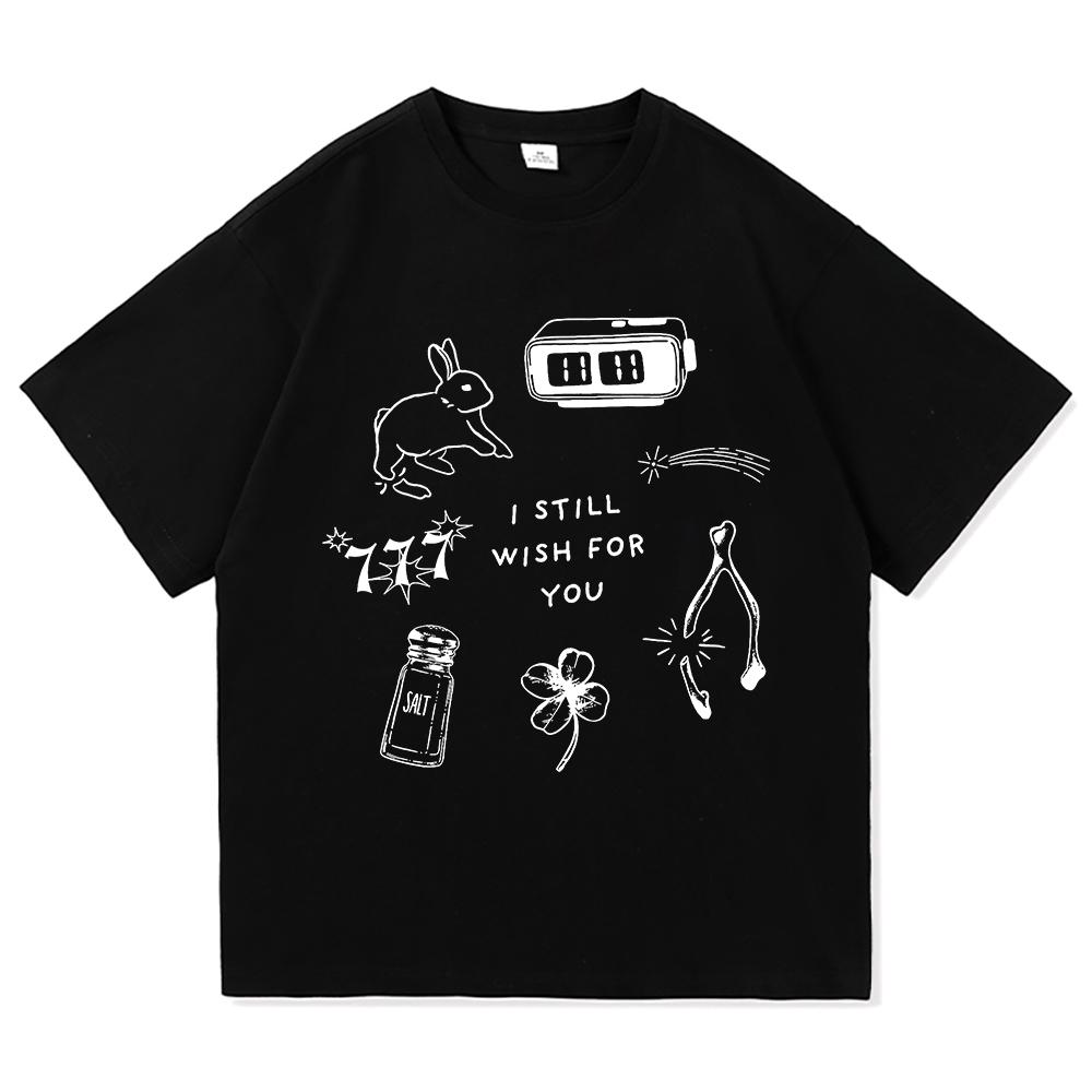Lucky Charm Collage TShirt Wishbone Album Conan Gray Kid Krow 2026 UnisexWomen Clothing Harajuku High Quality Tops Cotton TShirts
