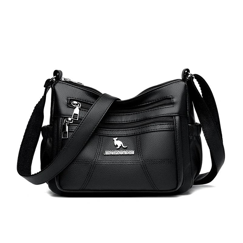 Bag women's bag large-capacity women's bag middle-aged mother bag 2026 new multi-layer versatile shoulder messenger bag