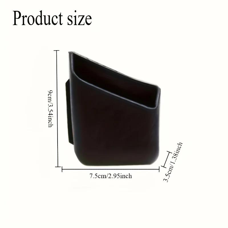 2 шт. Органайзеры для хранения в автомобиле - Клейкие карманы из АБС-смолы для мобильных телефонов, карточек, очков