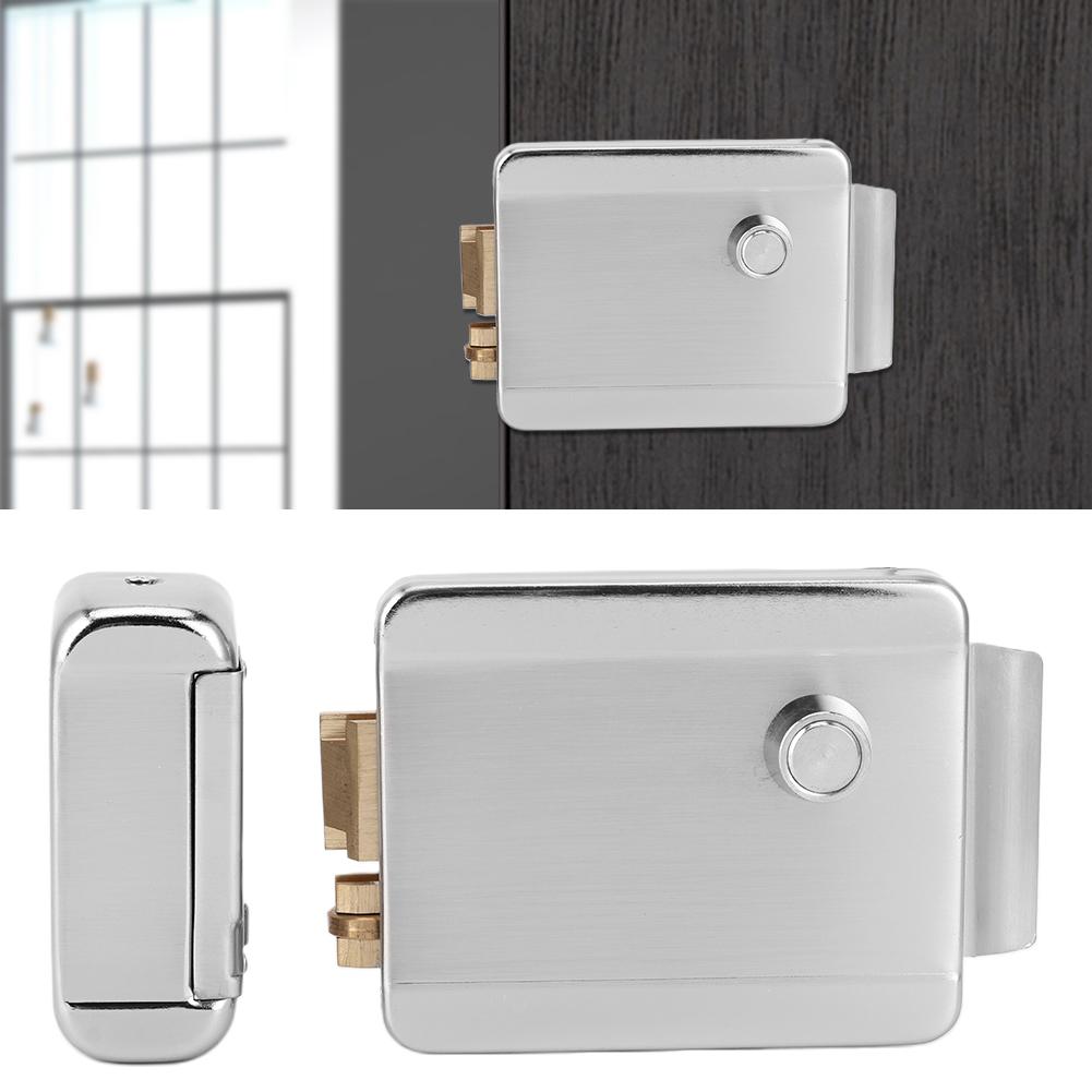 Комплект электрического замка с одной головкой, управляемый, DC12V, высокая чувствительность, противоугонный, безопасность, контроль доступа к двери