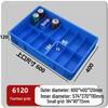 Multi-Compartment Rectangular Plastic Storage Box