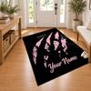 Blackpink Custom Name Personalized Rug Non‑Slip Doormat Floor Carpet Housewarming Birthday Gift for Family Friends