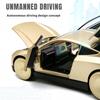 1:32 Крутая футуристическая модель автомобиля из сплава, крутой звук и свет, изысканные настольные украшения, рождественские/дни рождения подарки