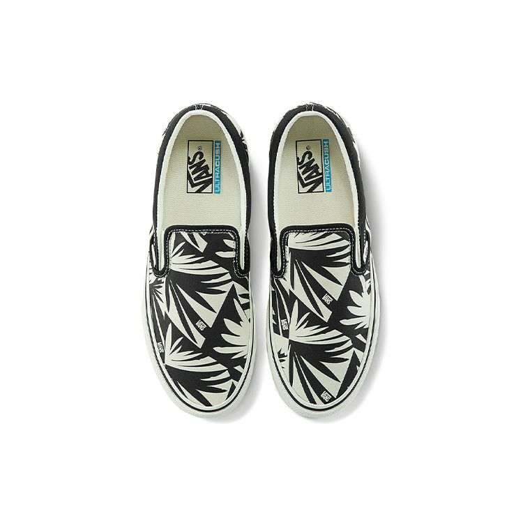 Vans Кеды слипоны из канваса, легкие, прочные, дышащие, низкие, для скейтбординга, унисекс, черно-белые VN0A3MUC9IG
