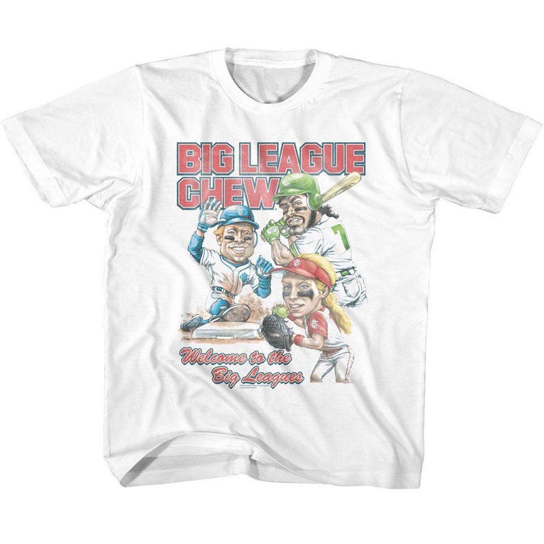 Big League Chew 3 Players Outta Here Original White Toddler T-Shirt