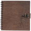 17,78 см кожаный спиральный дневник для записей уникальный ручной работы тисненый дорожный дневник коричневый