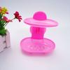 Bathroom Double-Layer Suction Wall-Mounted Soap Dish Soapbox Drying Holder Shelf