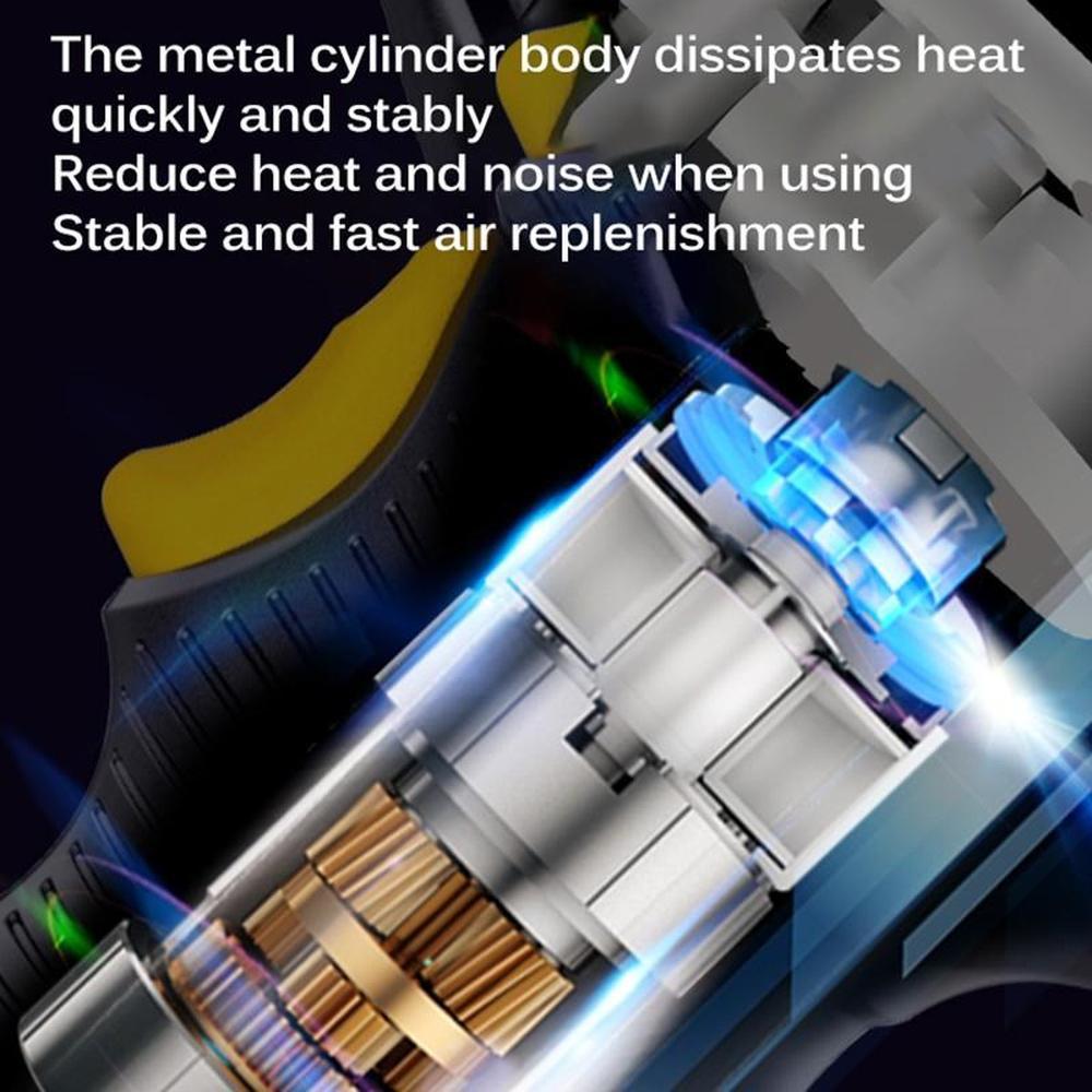 Многофункциональный автомобильный насос для шин и монитор давления в шинах, умные цифровые дисплеи, перезаряжаемый насос для шин, ручной автоматический воздушный насос 120 Вт