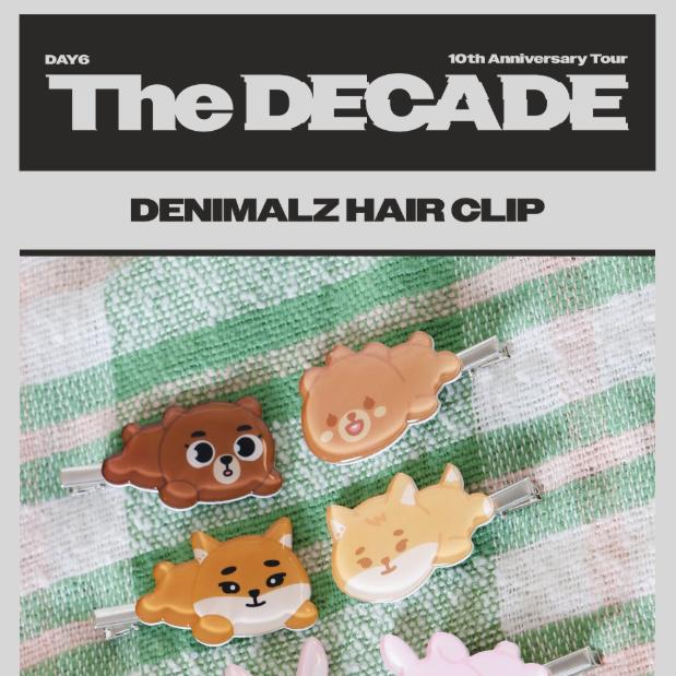 Предзаказ 2026 DAY6 10-й Юбилейный Тур The DECADE DENIMALZ Заколка для Волос