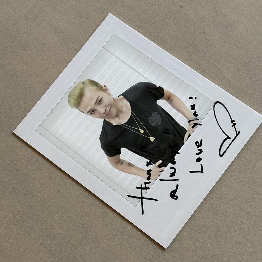 [USED] BIGBANG G-DRAGON Jiyong Photo Card