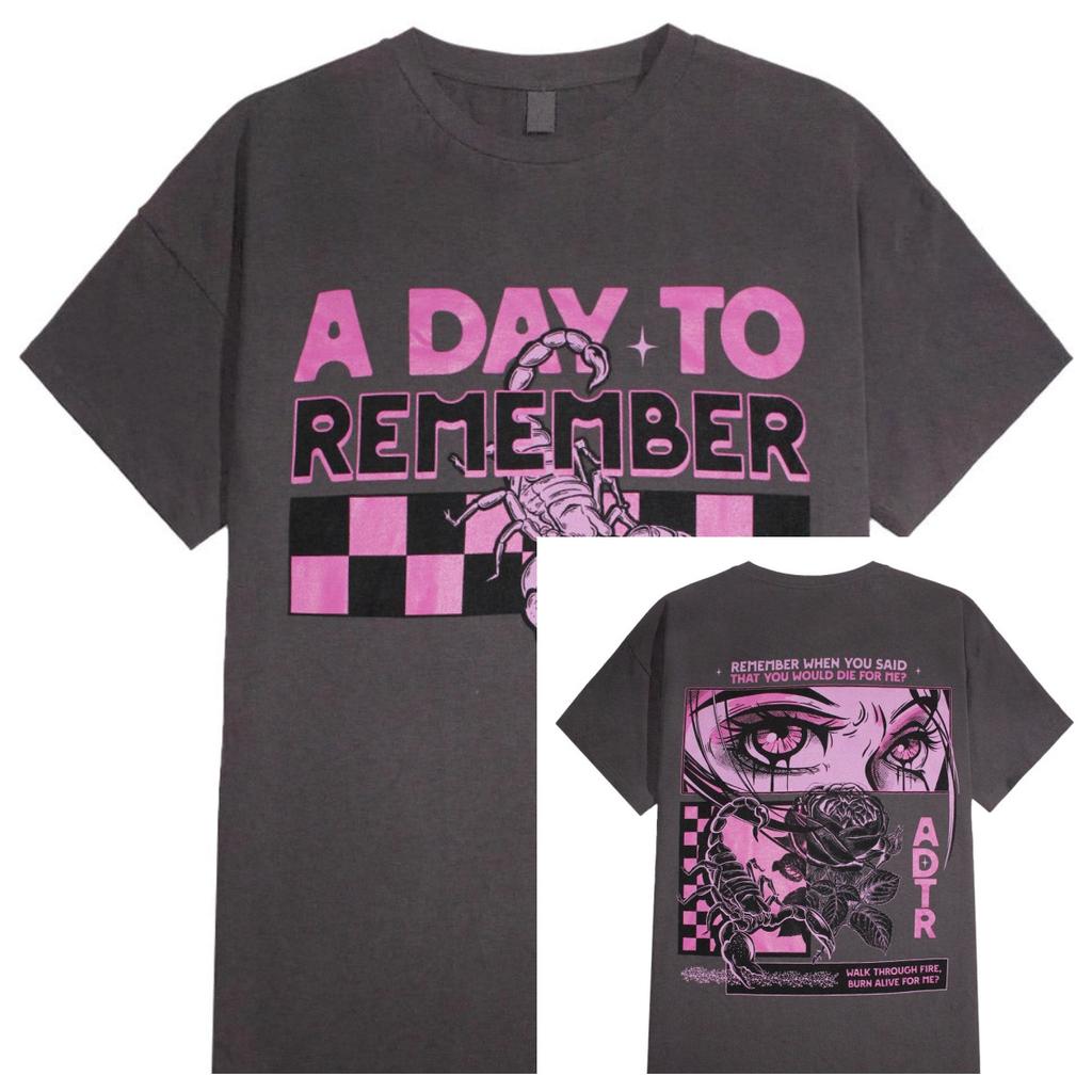 2026 A Day To Remember Cotton Band Shirt Unisex Summer Short Sleeve Fashion Brand Tee Luxury Casual Vintage