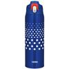 Thermos Water Bottle Vacuum Insulated 2-Way Bottle 1.0L/1.03L Navy Dot FJJ-1000WF NVD