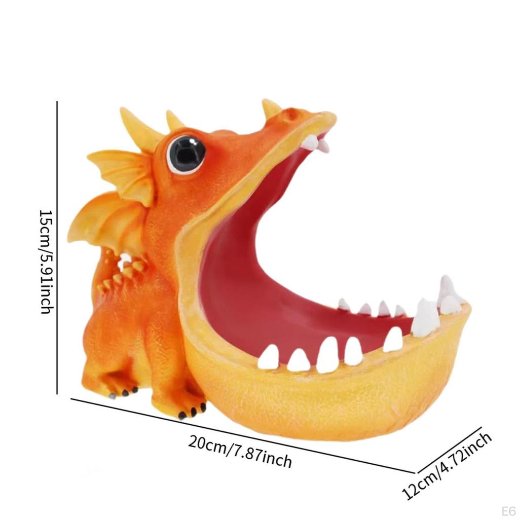 Фигурка динозавра держатель ключей чаша для украшения стола в прихожей дома