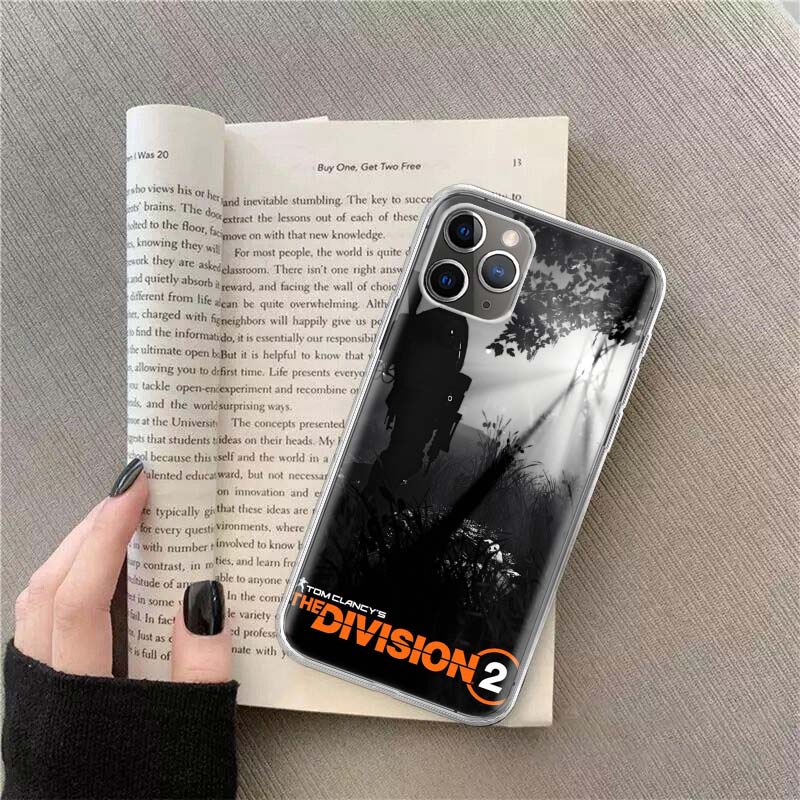 Чехол для телефона The Division 2 для Apple iPhone 12 13 Mini 14 15 Pro 17 Pro Max Air 11 16E 16 Plus Прозрачный силиконовый чехол