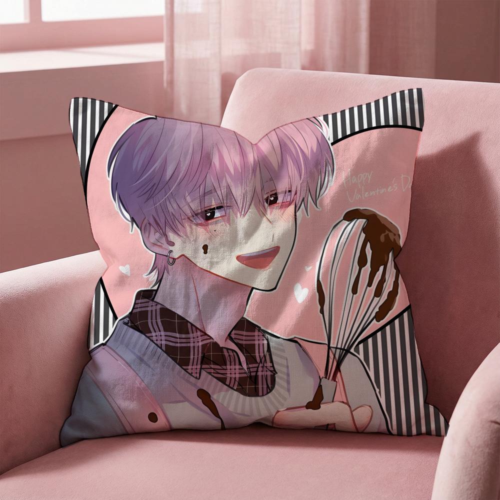 Tamonkun Ima Dotchi Cushion Cover MultiScene Pillow Cover for Home  Car  Reversible Soft  Durable for Daily Use