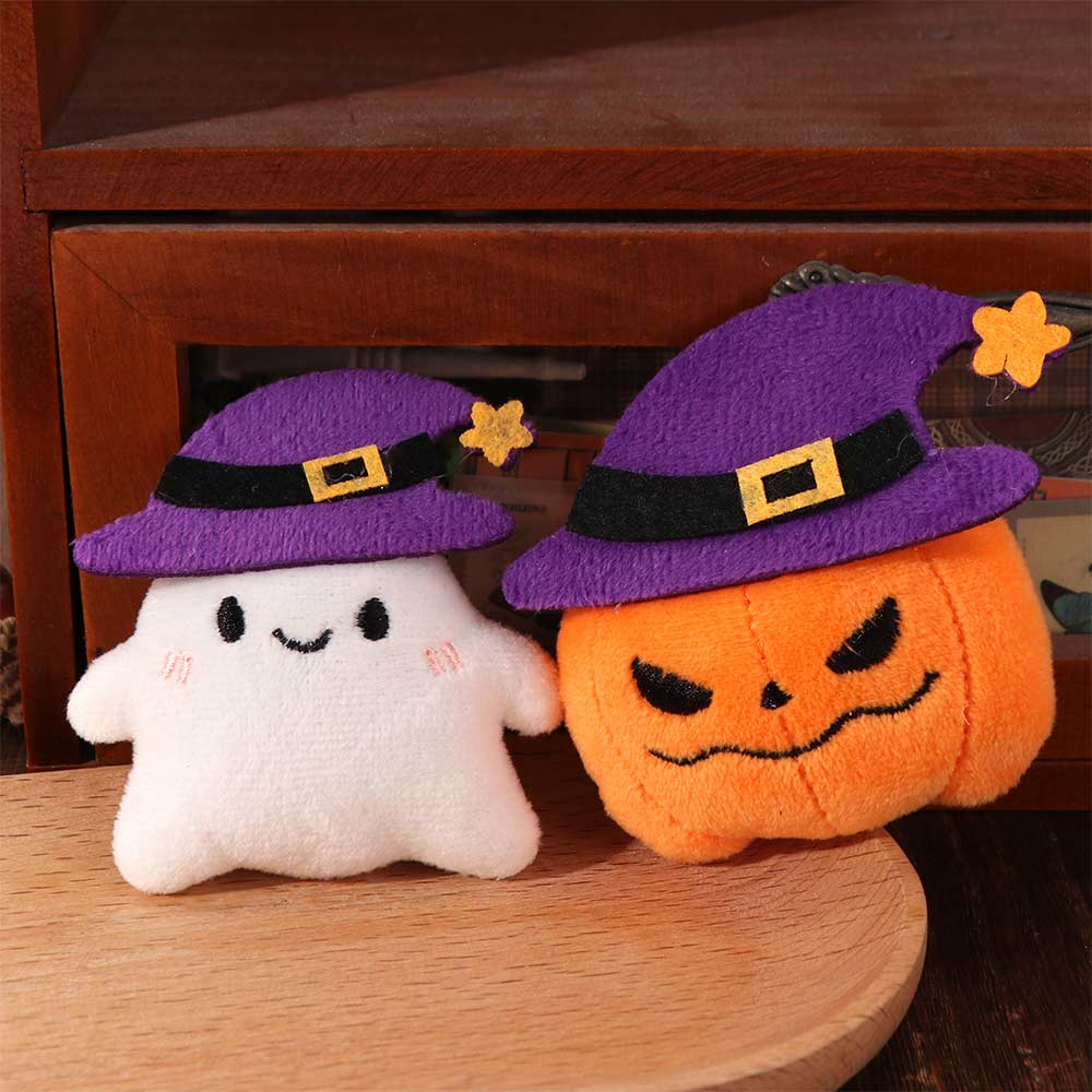 Kawaii Halloween Plush Keychain Funny Bag Charm Handbag Charm Furry Bag Pendant Gift Giving