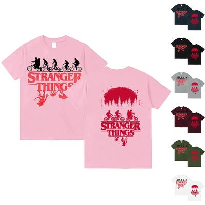 Женская модная и повседневная футболка с длинным рукавом и принтом, с коротким рукавом