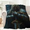 wWorld of Warcraft game Throw Lightweight 240g Flannel Blanket Soft Skin-friendly for Summer Cooling