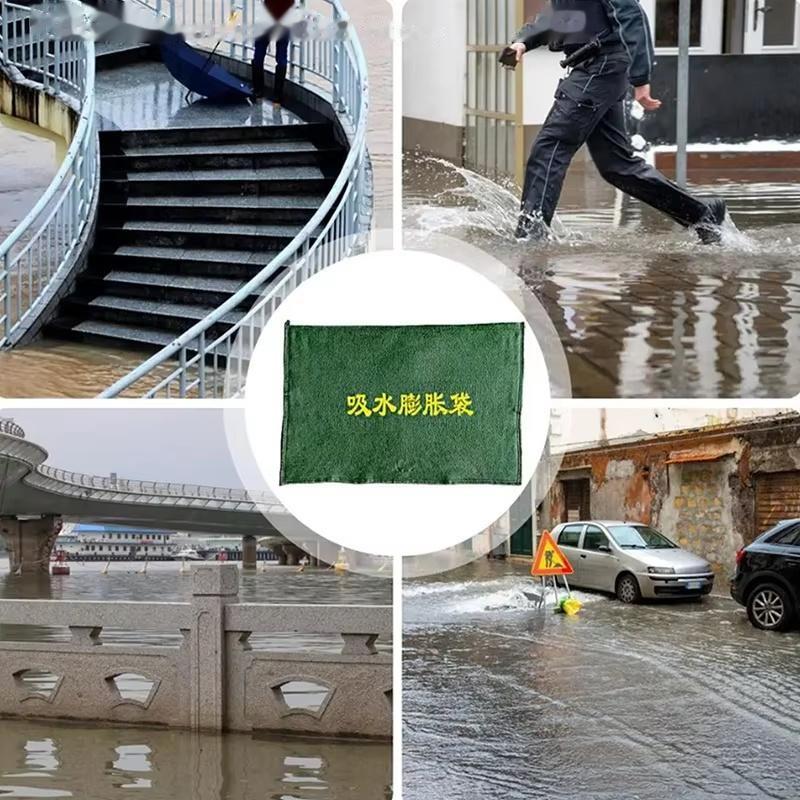 Многоразовые мешки-барьеры от наводнения, быстро впитывающие воду, утолщенные, водонепроницаемые, мешки-дамбы для защиты дома и двора от наводнений