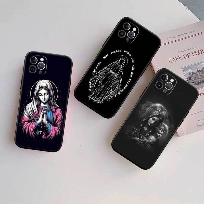 Virgen Maria Case for Samsung M55 M35 M15 A02 A05S A05 A06 A15 A12 A13 A10 A16 A20 A22 A24 A25 A30 A31 A32 A33 A35 A42 A50
