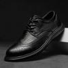 Роскошные брендовые мужские деловые туфли из натуральной кожи с мягкой подошвой, нескользящие, офисные, повседневные, кожаные туфли, новые свадебные туфли-оксфорды